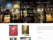 Tablet Screenshot of keywestgallery.com